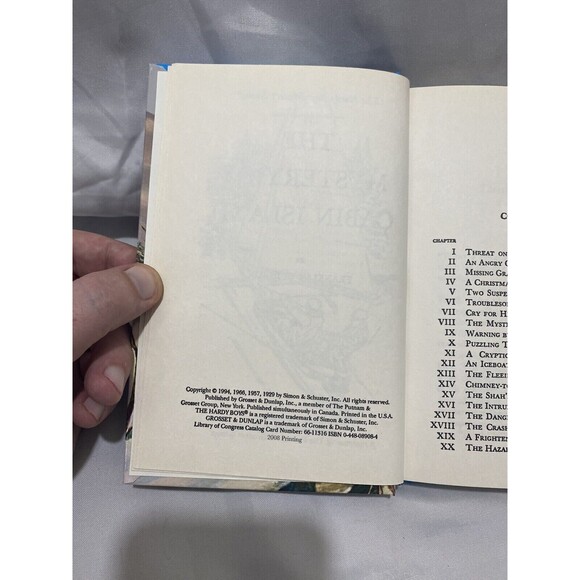 Hardy Boys Volume 8 Mystery of Cabin Island Hardcover by Franklin Dixon - Picture 7 of 8